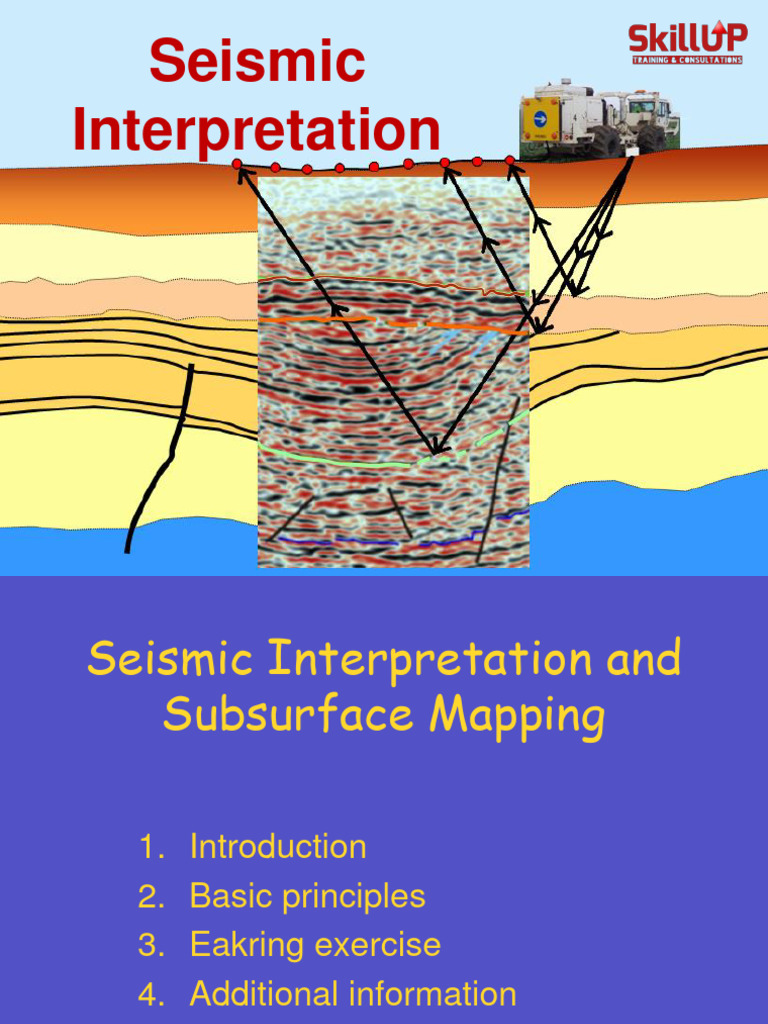 Seismic Interpretation and Eakring Exercise | PDF | Reflection ...
