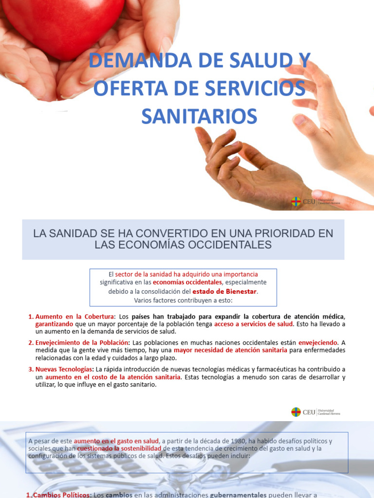 cm4. Demanda de Salud y Oferta de Servicios Sanitrarios | PDF | Salud y ...