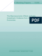 (IMF Working Papers) The Macroeconomic Effects of Public Investment
