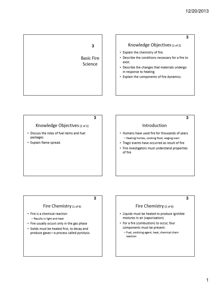 Understanding Fire Dynamics Basics | PDF | Fires | Combustion