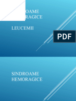 Sinroame Hemoragice - Leucemii - MD - Final