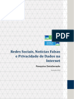 Nov2019 - DataSenado - Relatorio - Redes Sociais - Fake News e Privacidade Na Internet - Semtabelas - FINAL