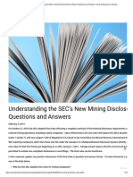 Understanding The SEC's New Mining Disclosure Rules - Questions and Answers - News & Resources - Dorsey