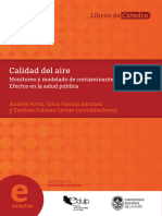 Porta, A. Sánchez, E. y Lerner, E. (2018) - Calidad Del Aire. Extracto Cap 2 y 8