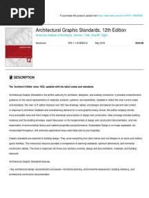 Wiley - Architectural Graphic Standards, 12th Edition - 978-1-118-90950-8