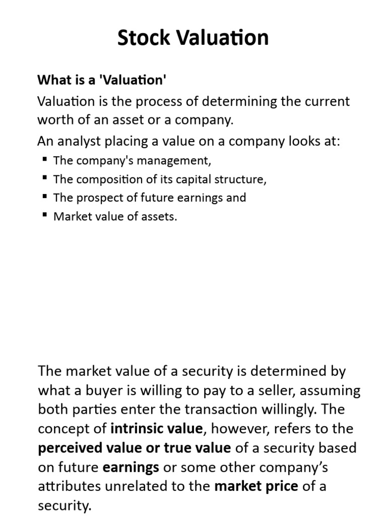 IM-04 (Stock Valuation) | PDF