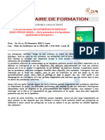 Seminaire de Formation: Droit Ohada - Procedures Collectives