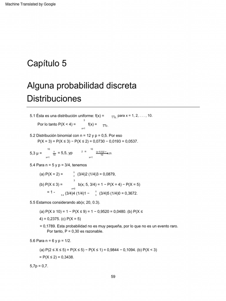 Soluciones walpole 5 pdf