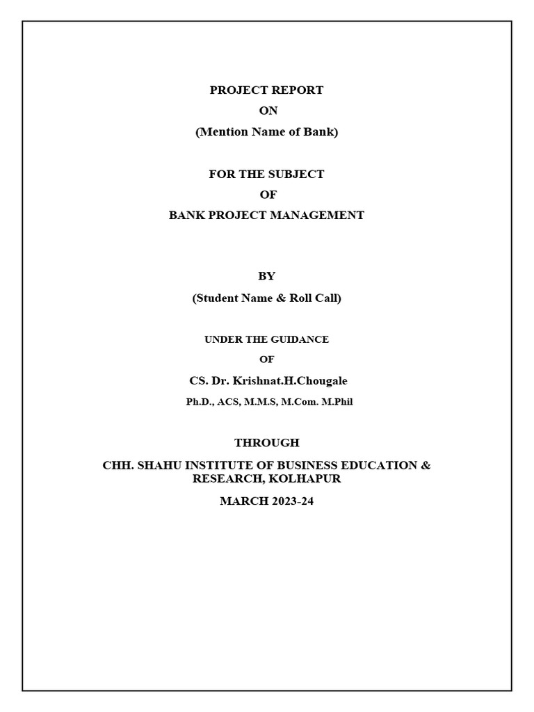 Format Bank Balance Sheet Analysis PDF