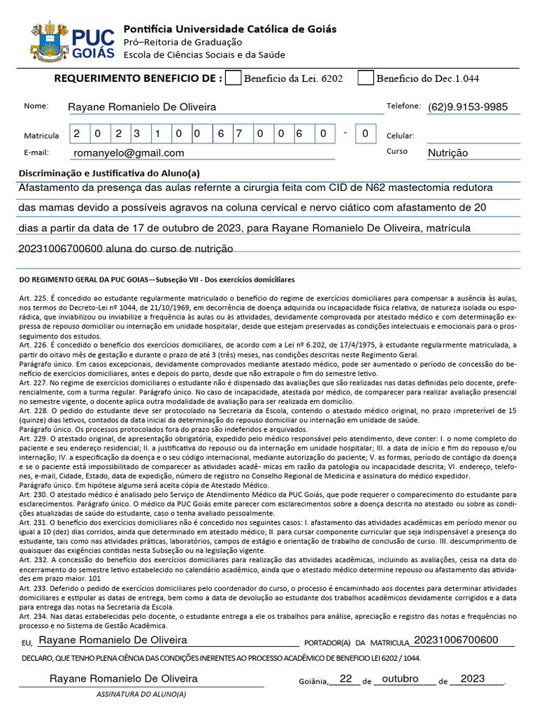 1 - Requerimento para Processo - ATUALIZADO DIA 16 | PDF