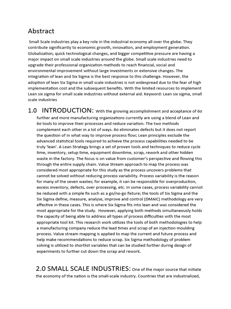 Report Small Scale | PDF