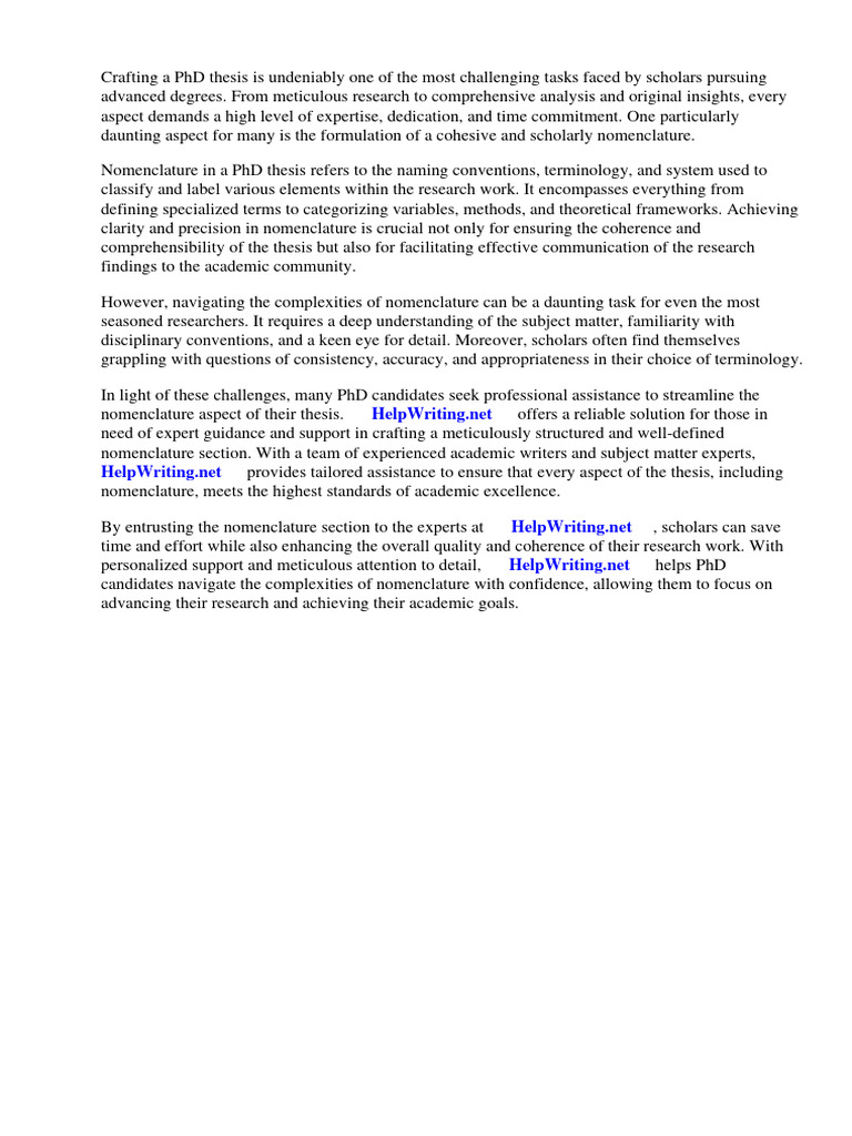 End-Terms For The Phd Thesis : How to write a PhD thesis introduction ...