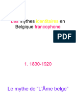 Les Mythes Identitaires en Belgique Francophone