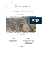 Informe Prospeccion Geologica Minera ANAP Huyahuya