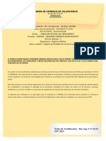 Cámara de Comercio de Villavicencio: Fecha de Certificación: Thu Aug 3 17:33:33 COT 2023