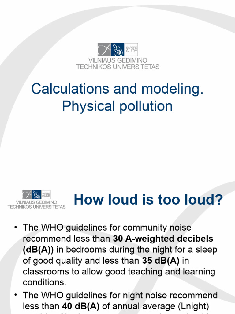 2 Noise Pollution Download Free Pdf Acoustics Noise