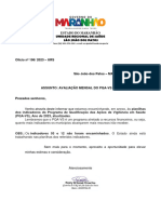 Ofício 196 - AVALIAÇÃO MENSAL DO PQA-VS