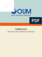 HBMS4303 Planning The Teaching of Music