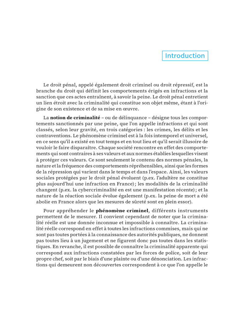 Comprendre le droit pénal et ses enjeux | PDF | Politique | Sciences ...