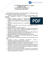 Raportul Comisiei Metodice Al Ariei Curriculare