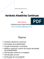 4 Variaveis Aleatorias Continuas