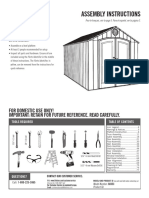 Lifetime Shed 8x15 Manual