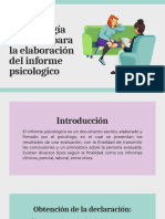 Metodologia Utilizada para La Elabración Del Informe Psicologico