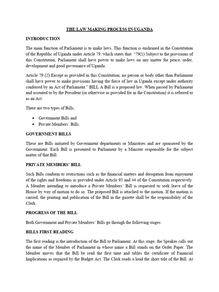 steps-in-uganda-s-law-making-process-pdf-bill-law-royal-assent