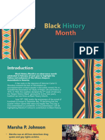 Black History Month Marsha