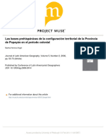 Herrera, Marta. 2006. Las Bases Prehispánicas de La Configuración Territorial de La Provincia de Popayán en El Periodo Colonial