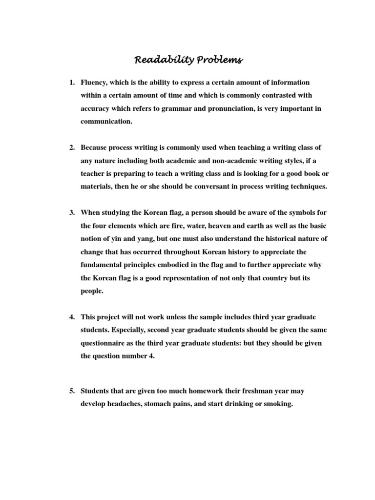 Addressing Readability Issues in Education | PDF | Human Communication ...