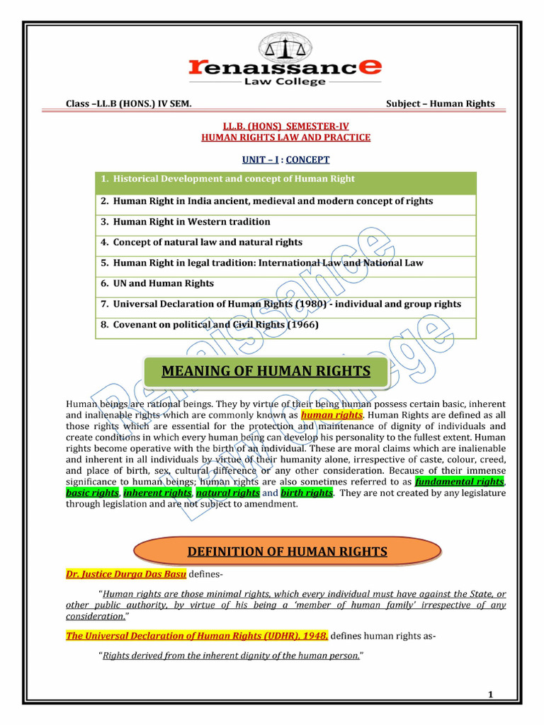 Human Rights | PDF