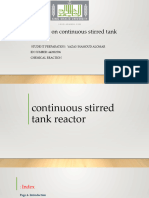 Review On Continuous Stirred Tank Reactor