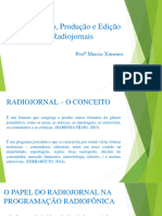 Aula - Programação, Produção e Edição de Radiojornal