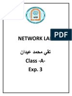 Network Lab Exp3