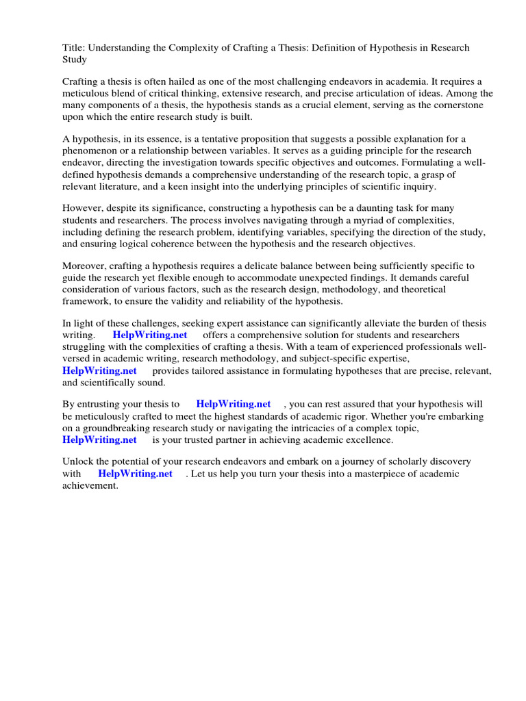 Hypothesis visual data 2