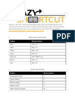 Keyboard Shortcuts PDF