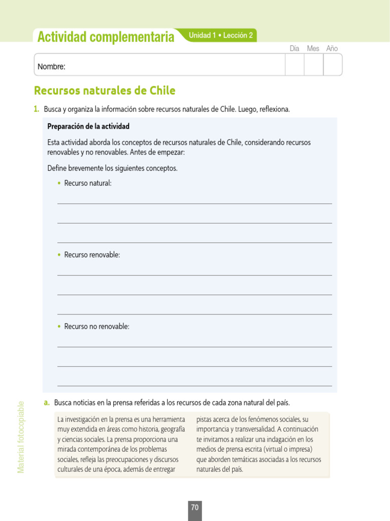 Guía Historia 5to Básico 1 Pdf Science