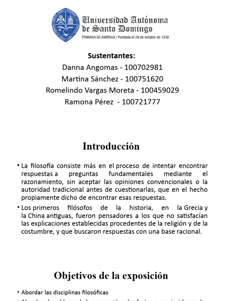 Disciplinas Filosóficas Pdf
