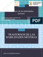 Trastornos de Las Habilidades Motoras