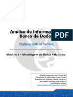 Análise de Informações e Banco de Dados - 2 - Modelagem e Abordagem Relacional - 022021 - Material em PDF