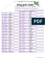 Spelling Practice - Irregular Verbs