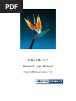 Reservations Manual v7.14