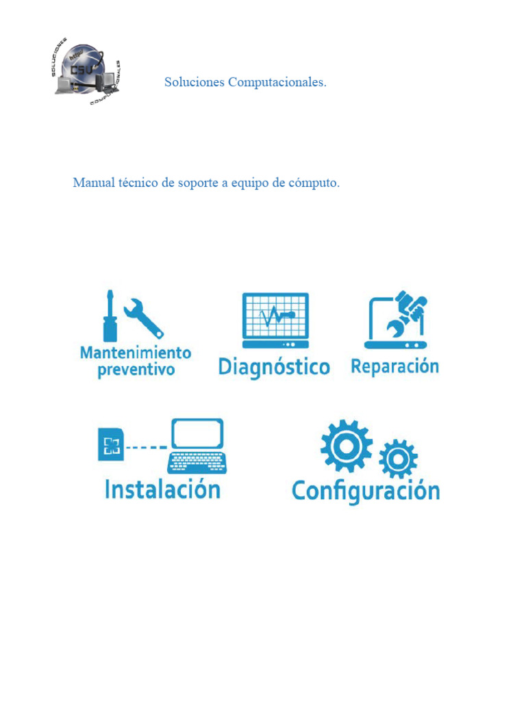 Manual de Soporte | PDF | Hardware de la computadora | Disco duro