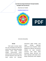 Embargo Perekonomian Pada Suatu Negara Berdampak Terhadap Kestabilan Penegakan Hak Asasi Manusia