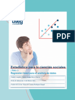 Estadística para La Ciencias Sociales: Regresión Lineal para El Análisis de Datos