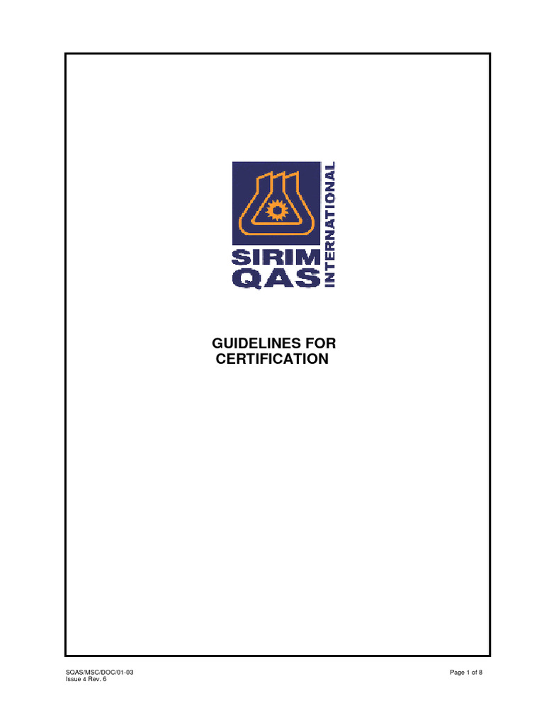 Certification Guidelines Overview | PDF | Audit | Certification