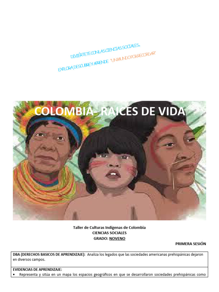 Taller de Culturas Indígenas de Colombia | PDF | Colombia | Américas