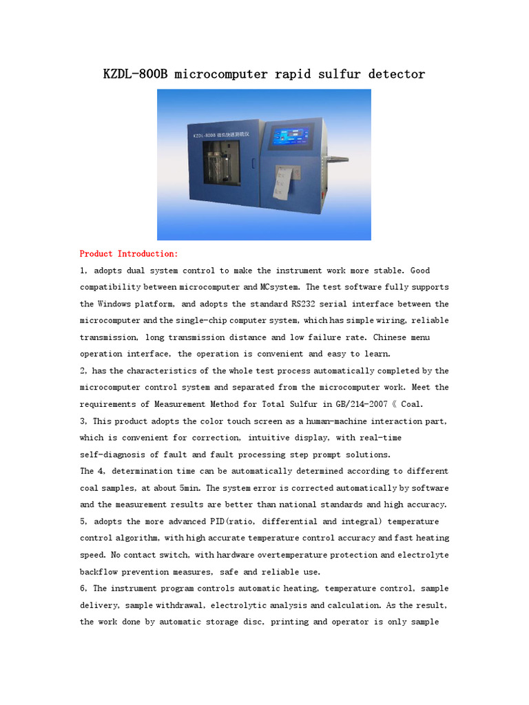 kzdl-800b-microcomputer-rapid-sulfur-detector-pdf-user-interface