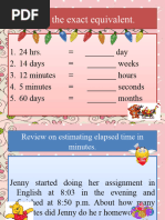 MATH 4 PPT Q3 W7 Lesson 57 Elapsed Time